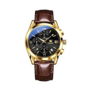 Olevs Classic Leather Quartz Watch
