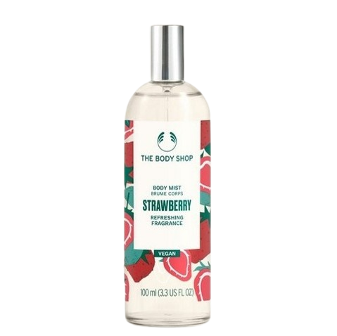 THE BODY SHOP Strawberry Body Mist Refreshing Fragrance- 100mL (3.3 US FL OZ)