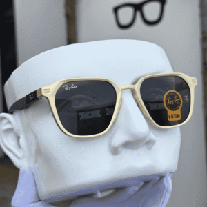 RayBan Premium GoldBlack Sunglass